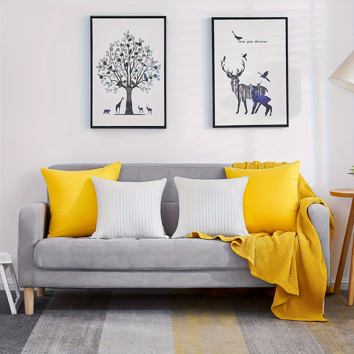 12x20 Pillow Insert 12x20 Pillow Insert -2pcs Striped Pillow Core