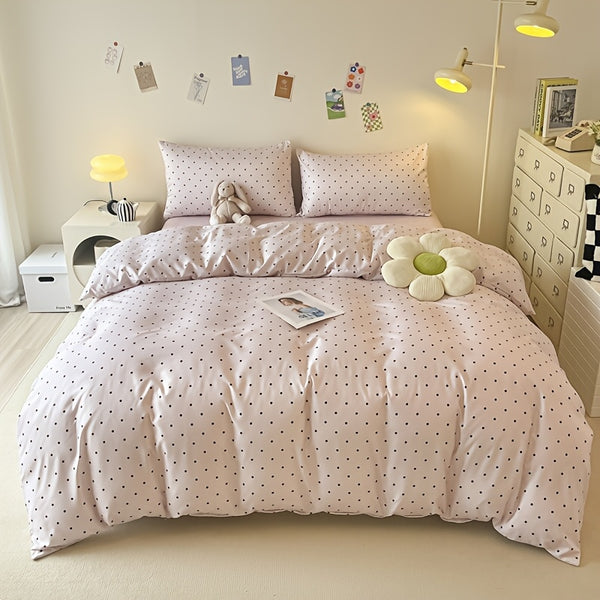 Four-Piece Bedding Set 4pcs, a Four-Piece Set (1 Duvet Cover + 1 Bed Sheet + 2 Pillowcases) Without Filling