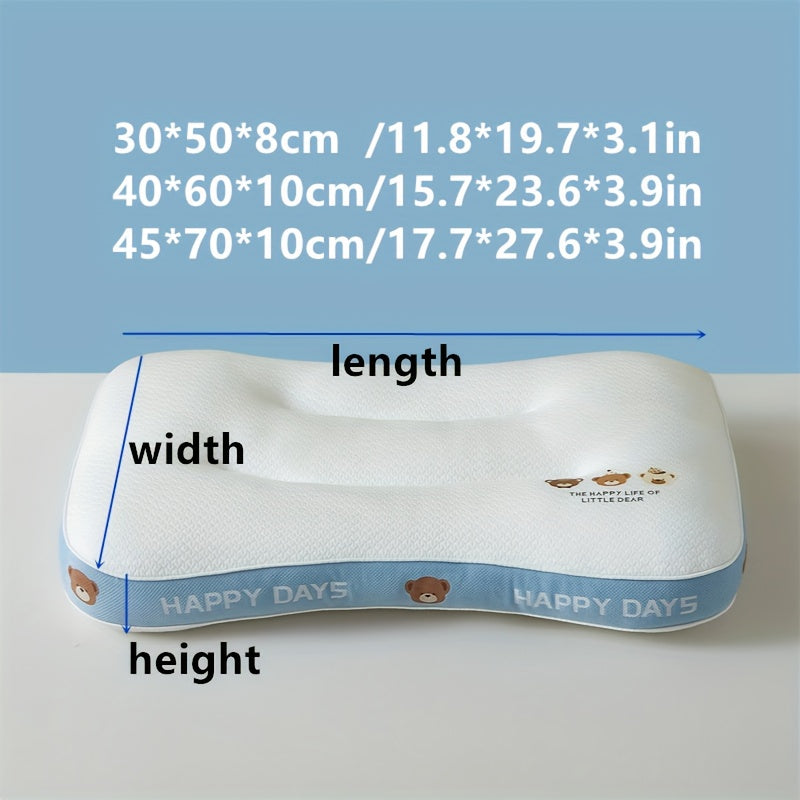 1pc Sliky Fiber Fabric Jacquard Pillow Core - Soft Elastic Medium Firmness, Machine Washable