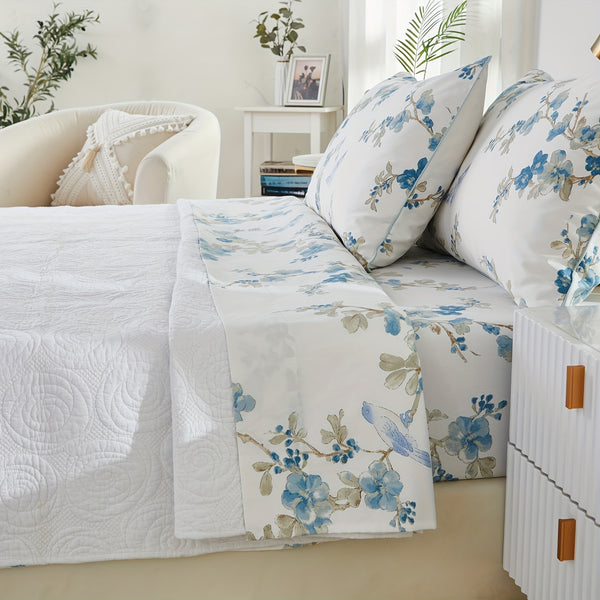 4pcs 600TC 100% Egyptian Cotton Fitted Sheet Set