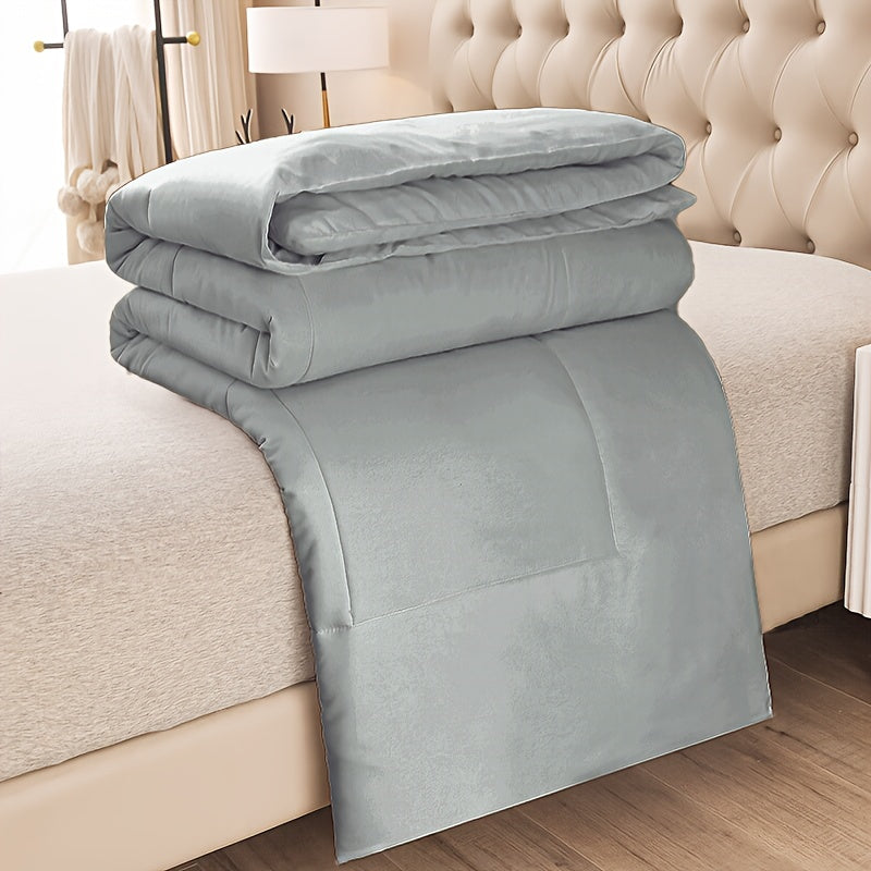 1pc Comforter Insert Quilted Comforters All Season Down Alternative Easy Care Bedding