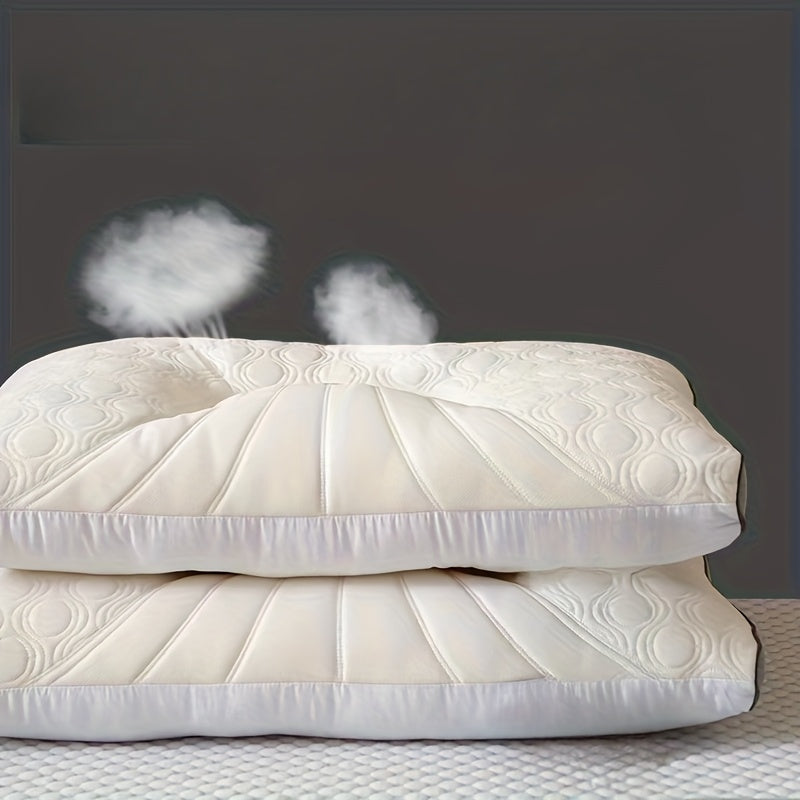 2pcs Latex Pillow 2pcs Latex Space Pillow | Home Comfort Neck Support Pillow Core, 48x74cm