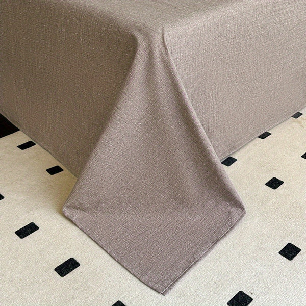 Autumn\u002F Winter New Arrivals A-Class Thickened High GSM Linen Retro Style Double Layer Printed Three-Piece Set and Four-Piece Set