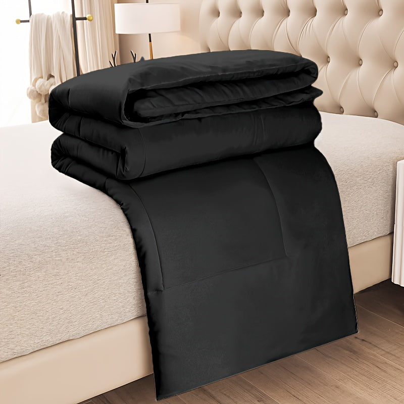 1pc Comforter Insert Quilted Comforters All Season Down Alternative Easy Care Bedding