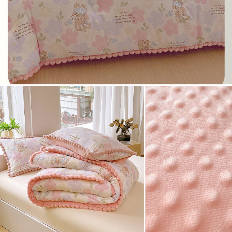 1pc First Look! 2025 New Ball Lace Doudou Quilt Insert, the Most Stylish Winter Quilt, Cozy Quilt Insert