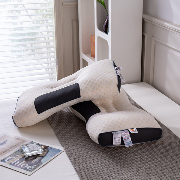 Spa Improve Sleeping Pillow - Cervical Support Hotel Massage Feather Fabric Pillow Covers