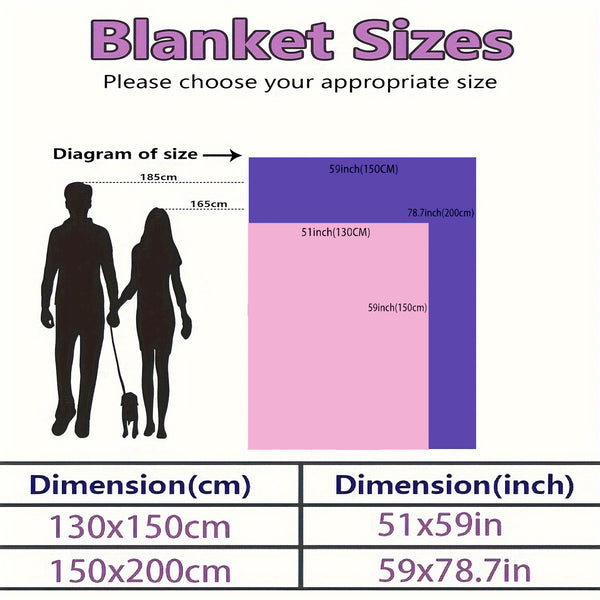 A Blanket Featuring a Vintage Floral And Bird Print, Warm, Cozy, And Soft, Suitable for Sofas, Beds, Cars