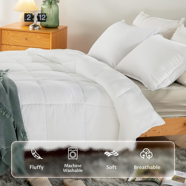 1pc Luxury Comforter Duvet Insert for Deep Sleep Fluffy Full size Duvet