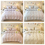 Four-Piece Bedding Set 4pcs, a Four-Piece Set (1 Duvet Cover + 1 Bed Sheet + 2 Pillowcases) Without Filling