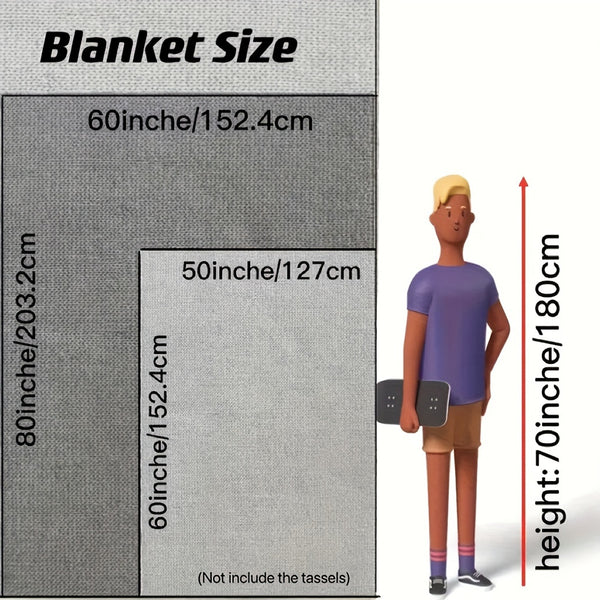 Soft Blanket Soft and Comfortable Three-Ear Corn Design Blanket | Suitable for Living Room, Bedroom