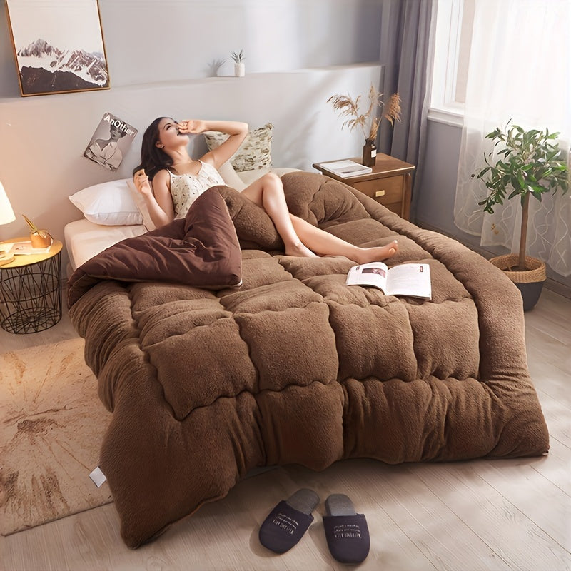 Ultra-Soft Quilted Elegance Ultra-Soft Fleece Quilted Elegance Winter Comforter