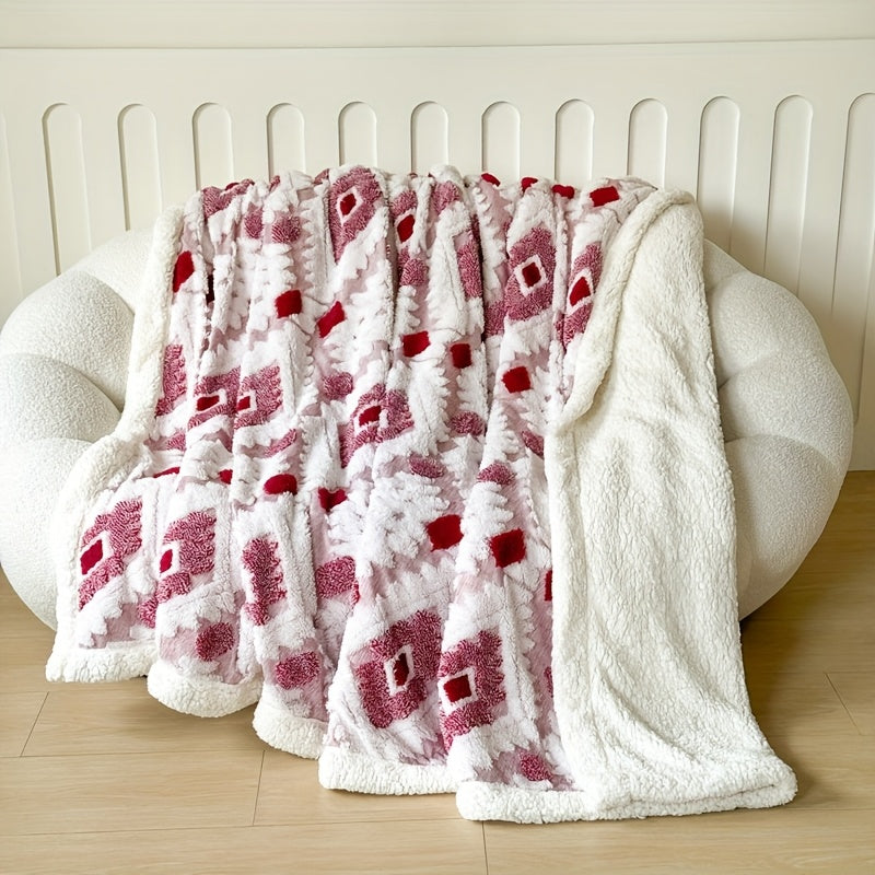 Thickened Double Layer Taffeta Hollow Casual Blanket, Available in 88 Countries