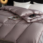 1pc Soft & Cozy All-Season Quilted Duvet Insert - Light Gray, Dual-Sided, Machine Washable