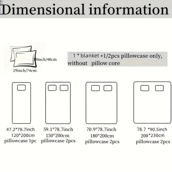 2\u002F3pcs Ultra-Soft Milk Fleece Multi-Functional Blanket Set: 1* Blanket + 1\u002F2* Pillowcase