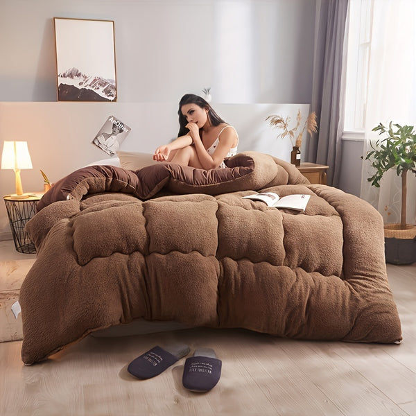 Ultra-Soft Quilted Elegance Ultra-Soft Fleece Quilted Elegance Winter Comforter