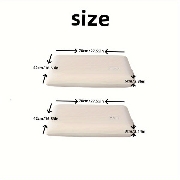 1pc, Slow Rebound Deep Sleep Space Memory Pillow Core, 100% Polyurethane Filling, Soft and Comfortable