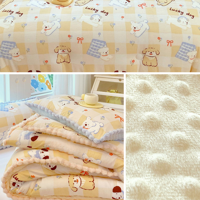 1pc First Look! 2025 New Ball Lace Doudou Quilt Insert, the Most Stylish Winter Quilt, Cozy Quilt Insert