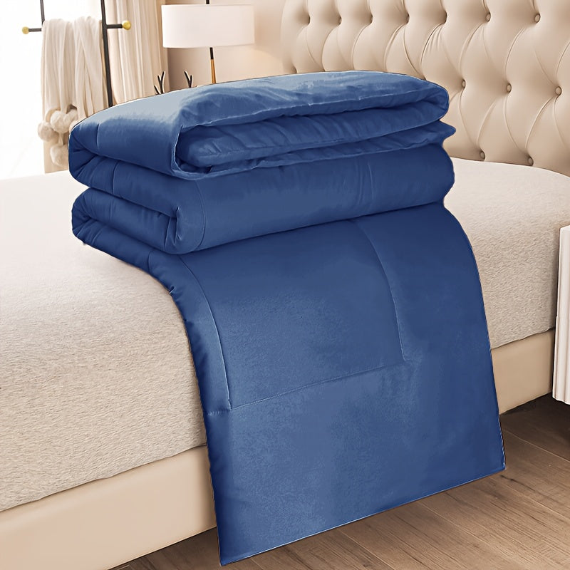 1pc Comforter Insert Quilted Comforters All Season Down Alternative Easy Care Bedding