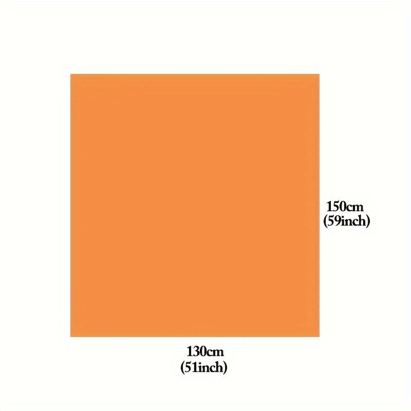 Vibrant Orange Blanket Vibrant Orange Nordic Style Grid-Pattern Blanket | Machine Washable Cozy Home Decor