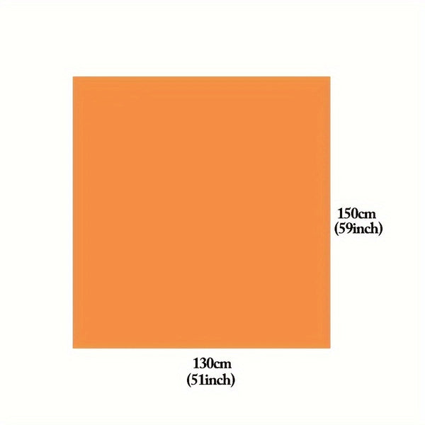 Vibrant Orange Blanket Vibrant Orange Nordic Style Grid-Pattern Blanket | Machine Washable Cozy Home Decor