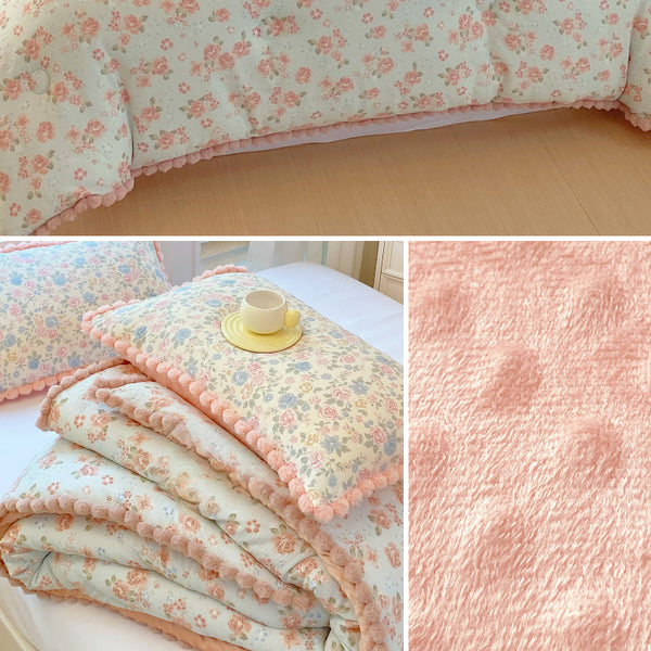 1pc First Look! 2025 New Ball Lace Doudou Quilt Insert, the Most Stylish Winter Quilt, Cozy Quilt Insert