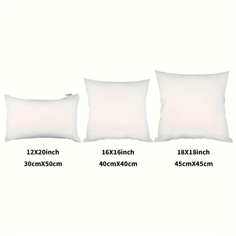 2\u002F8pcs Modern Style White Pillow Inserts, Two Sizes Available, Made of High-Quality Soft and Fluffy Material