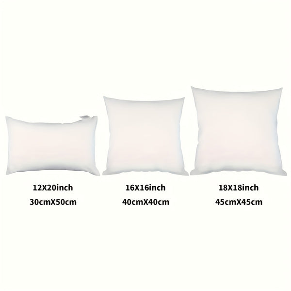 2\u002F8pcs Modern Style White Pillow Inserts, Two Sizes Available, Made of High-Quality Soft and Fluffy Material