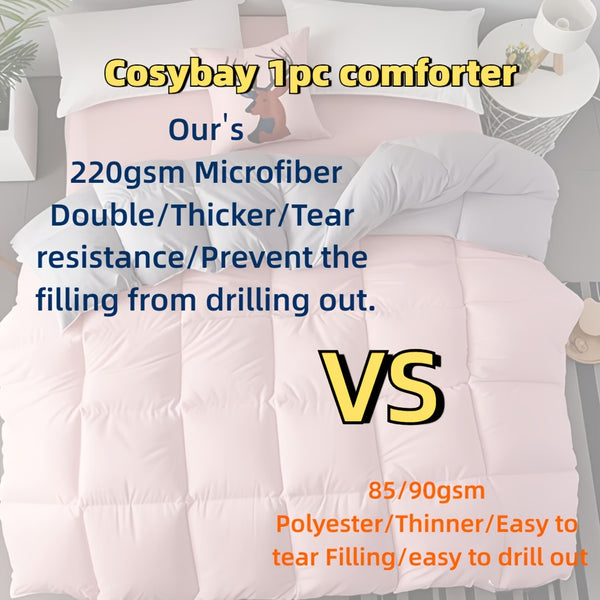 Cosybay 1pc Comforter Duvet Insert-Quilted Comforters, All Season Duvet