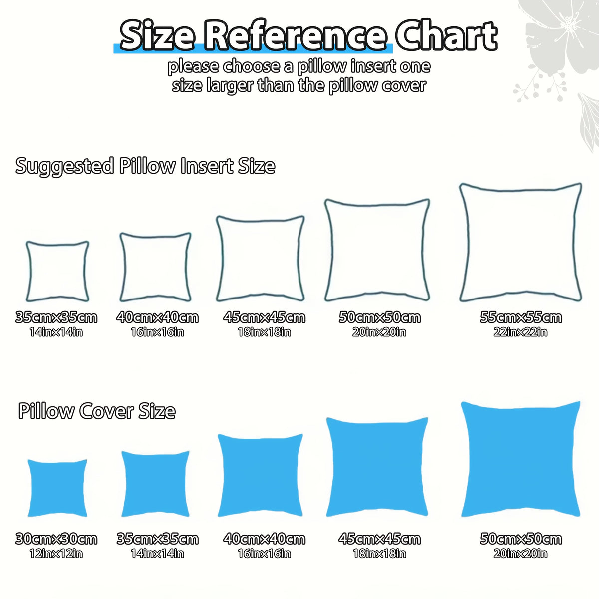 4pcs Fluffy Square Pillow Inserts with Zipper Closure - Plump White Stuffer Cushion Fillings, 100% Polypropylene