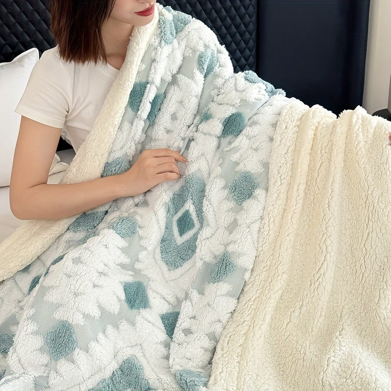 Thickened Double Layer Taffeta Hollow Casual Blanket, Available in 88 Countries