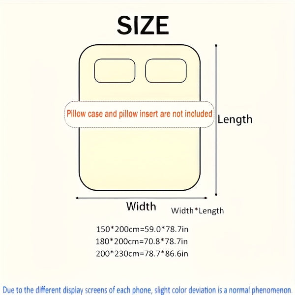 Ultra-Soft Four-season Quilt - Lightweight, Breathable & Light Beige-Friendly with Cartoon Print Design for All Seasons Cartoon Blanket