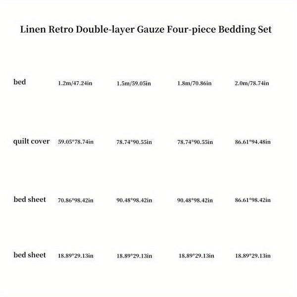 Autumn\u002F Winter New Arrivals A-Class Thickened High GSM Linen Retro Style Double Layer Printed Three-Piece Set and Four-Piece Set