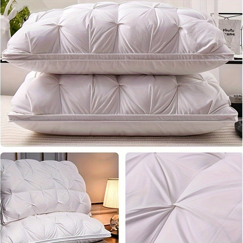Luxury Pillow 2-piece 3D Soft Luxury Pillow | Five-star Hotel Quality, Deep Sleep Neck Support