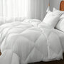 1pc Luxury Geometric Quilted Comforter - Fluffy, Breathable Polyester Duvet Insert for All Seasons