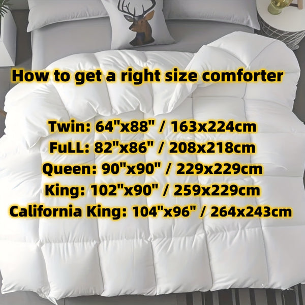 Cosybay 1pc Comforter Duvet Insert-Quilted Comforters, All Season Duvet