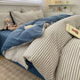 Quilt Set 4pcs quilt set (1*quilt cover + 1*bed sheet + 2*pillowcases, excluding quilt core)