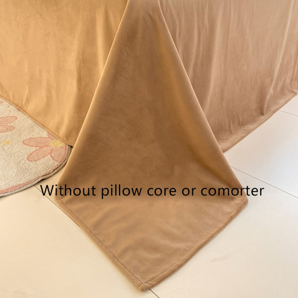 3 u002F4pcs Quilt Cover Set (1*Quilt Cover + 1*Bed Sheet + 1\u002F2*Pillowcase, Coreless)