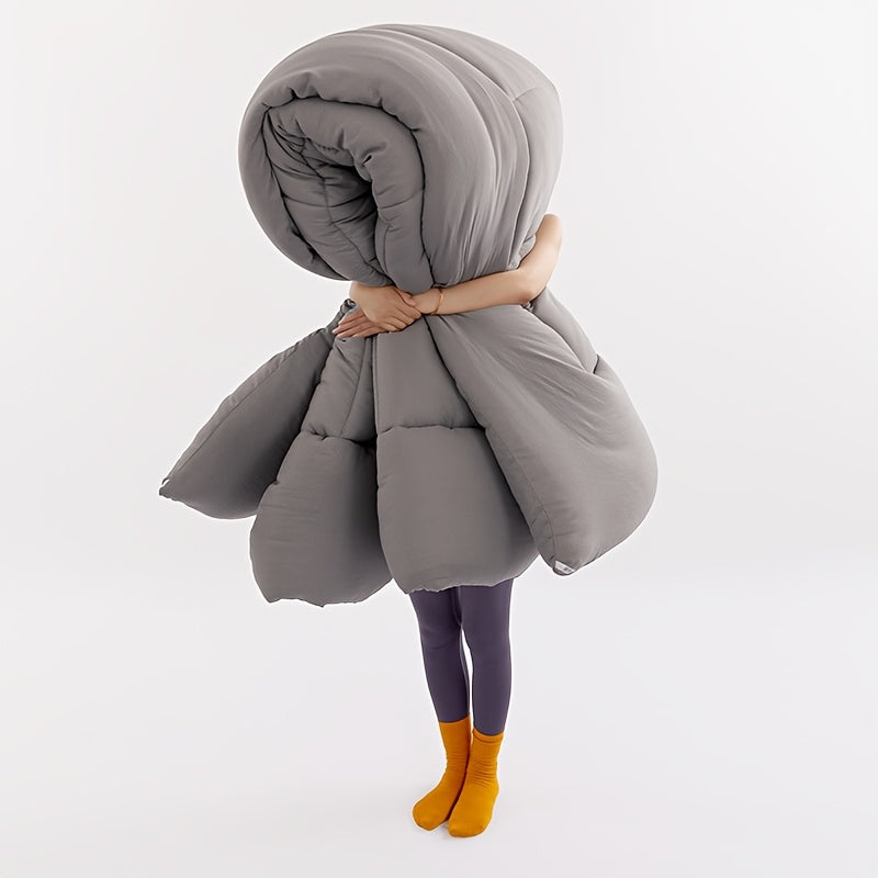 1pc luxury hotel series quilted quilt core - soft and breathable all season quilt, made of polyester fabric