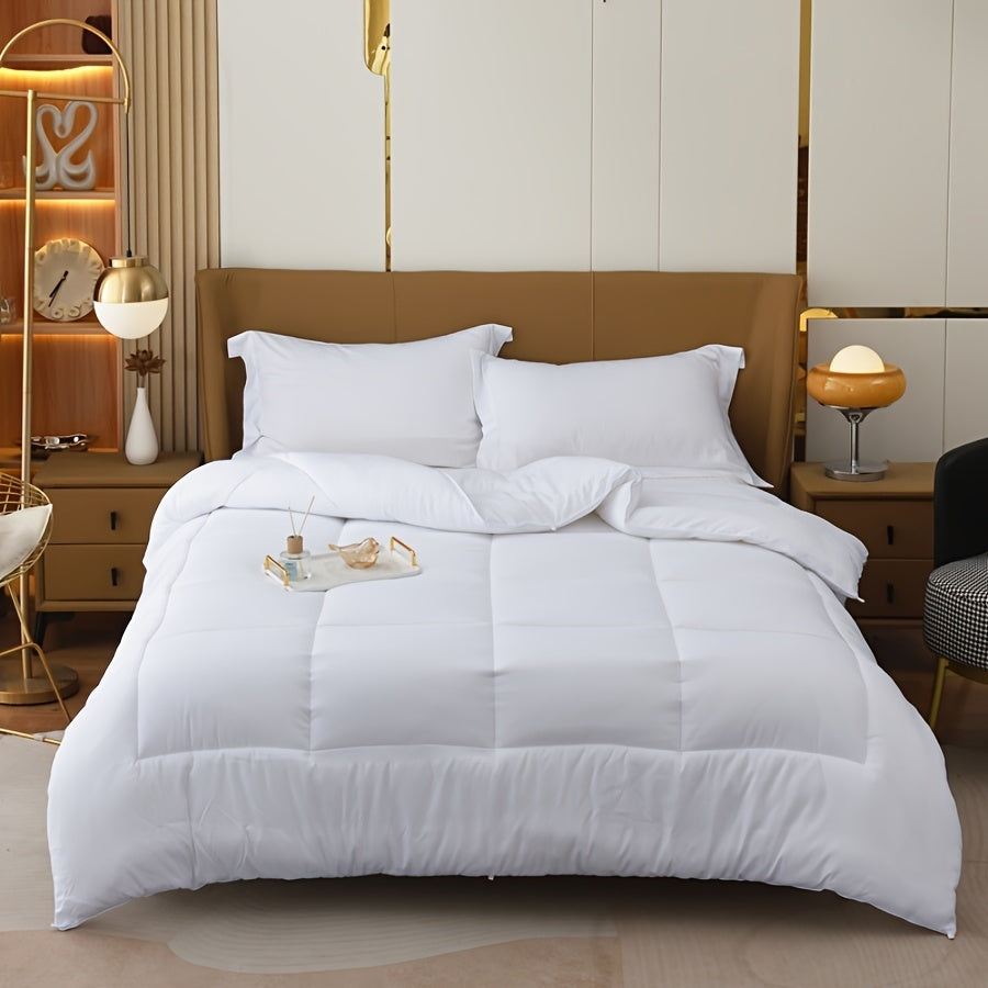 1pc Comforter Duvet Insert Hotel style Lightweight Quilted Summer Soft Winter Warm Bedding Comforter Down