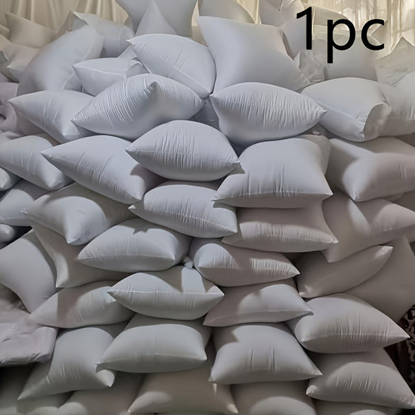 1-Pack Heavy-Duty Support Pillow Core - Ultra-Soft Fluffy Bed Pillow with Zipper Closure, All-Season Cushion for Home