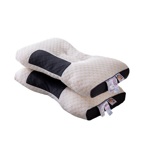 Spa Improve Sleeping Pillow - Cervical Support Hotel Massage Feather Fabric Pillow Covers