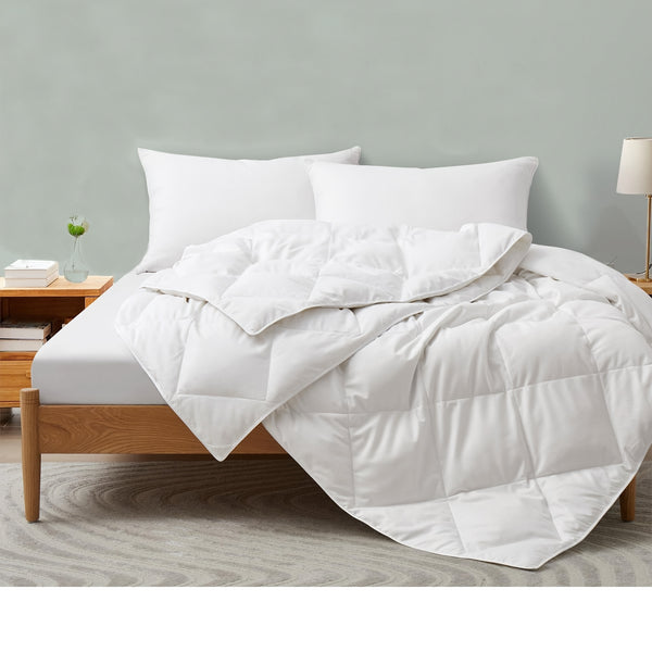 1pc Luxury Hotel-Grade Bed Comforter - Queen u002FKing Size 3D Polyester Fill