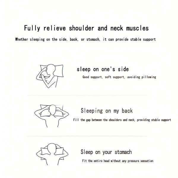 2pcs set of fluffy pillow inserts, three-dimensional support prevents collapse