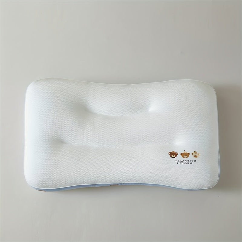 1pc Sliky Fiber Fabric Jacquard Pillow Core - Soft Elastic Medium Firmness, Machine Washable