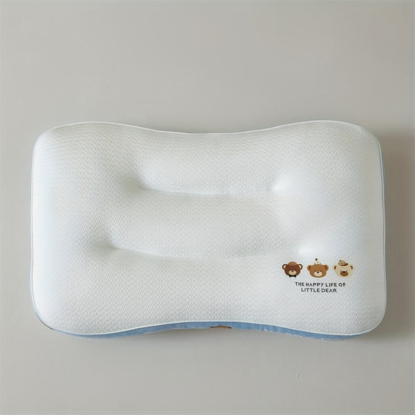 1pc Sliky Fiber Fabric Jacquard Pillow Core - Soft Elastic Medium Firmness, Machine Washable