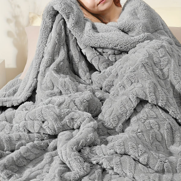 Luxurious Fleece Blanket 1pc Luxurious Plush Fleece Throw Blanket | Soft & Fluffy Flannel, Non-Shedding