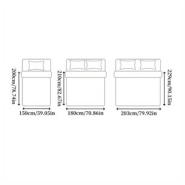 1pc Soft & Cozy All-Season Quilted Duvet Insert - Light Gray, Dual-Sided, Machine Washable