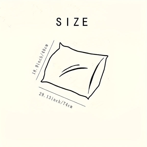 2pcs set of fluffy pillow inserts, three-dimensional support prevents collapse