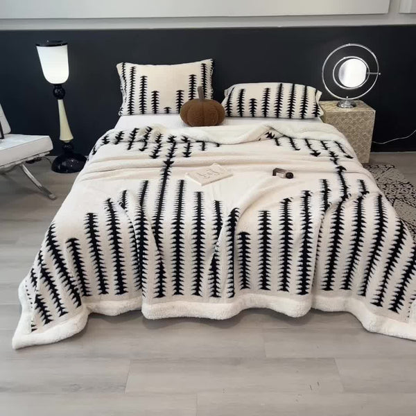 2\u002F3pcs Ultra-Soft Milk Fleece Multi-Functional Blanket Set: 1* Blanket + 1\u002F2* Pillowcase