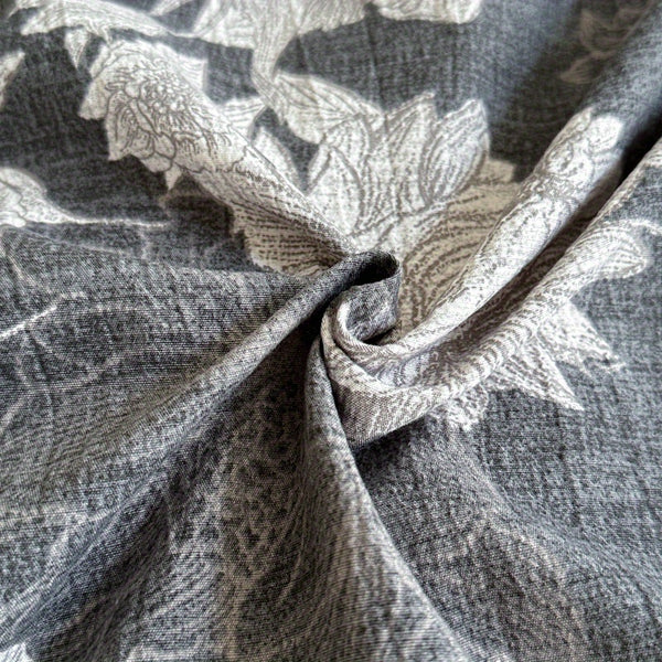 Autumn\u002F Winter New Arrivals A-Class Thickened High GSM Linen Retro Style Double Layer Printed Three-Piece Set and Four-Piece Set